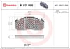 Mercedes-Benz HO O 340 O 404 Fren Balatası BREMBO