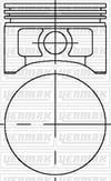 Mercedes OM904/906/457 LA Piston Segman Q86.0mm 100 Euro 3 YENMAK