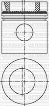 Mercedes OM 364-A Piston Segman Q98.5mm 100 YENMAK