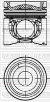 Mercedes OM 906 LA Euro 5 Piston Segman Q102.5MM 050 YENMAK