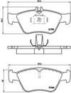 Mercedes W202 C208 W210 C140 R170 Ön Fren Balatası BREMBO