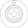 Mercedes W166 C292 W251 Ön Fren Diski 4-matic TRW