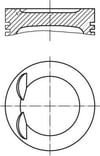 Mercedes Piston Segman MAHLE