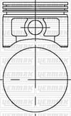 Mercedes OM904/906/457 LA Piston Segman Q85.5mm 050 Euro 3 YENMAK