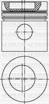 Mercedes OM 314-A Piston Segman Q97.5mm 050 YENMAK