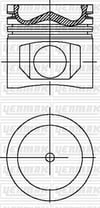 Mercedes OM 501 LA OM 502 LA OM 521 LA OM 541 LA OM 542 LA Piston Segman... YENMAK
