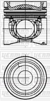 Mercedes OM 906 LA Euro 5 Piston Segman Q102.0MM STD YENMAK