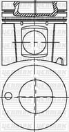 Mercedes OM 443 LA 901 Euro 1 Piston Segman Q128.0MM STD YENMAK