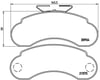 Mercedes-Benz Ön Fren Balatası Low-Met BREMBO