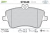 Mercedes W202 W203 CL203 C209 R171 Ön Fren Balatası VALEO