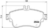 Mercedes W176 W246 C117 Ön Fren Balatası BREMBO