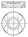Mercedes OM646 Piston Segman STD 88.00mm MAHLE