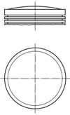 Mercedes-Benz Piston Komple 85.55 MM MAHLE