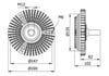 Mercedes 100 Bus 631 [88-96] Fan Kavraması MAHLE