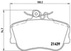 Mercedes C-Class W202 S202 Ön Fren Balatası BREMBO