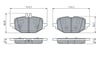 Mercedes W206 S206 C236 A236 W214 Arka Fren Balatası