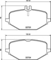 Mercedes W463 V167 C167 Arka Fren Balatası BREMBO