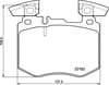 Mercedes GLC-Class C253 X253 Ön Fren Balatası BREMBO