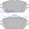 Mercedes W205 Ön Fren Balatası Delphi 125.5Mm (2013 Ve Üzeri)