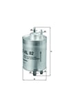 Mercedes W202 W203 CL203 C208 C209 W210 C215 W220 R230 R170 W463 Yakıt Filtresi MAHLE