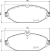 Mercedes W205 C257 W213 C238 Ön Fren Balatası BREMBO
