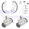 Mercedes A140 A160 A170 Arka Fren Pabuç Kiti DELPHI