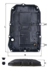 Mercedes Otomatik Şanzıman Yağ Karteri 9G-Tronic W205 W213 W222 W223 C257... MAHLE