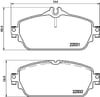 Mercedes W205 W213 A238 Ön Fren Balatası BREMBO