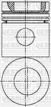 Mercedes OM 6364 A Piston Segman Q97.5mm STD YENMAK