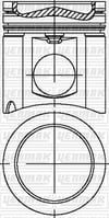 Mercedes Motor OM 457LA 2/3 Piston Segman Q128.0MM 000 KH-0.30 YENMAK