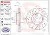 Mercedes W204 S204 W212 S212 C207 A207 Ön Fren Diski BREMBO