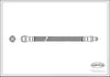 Mercedes S-Class W221 Arka Fren Hortumu CORTECO