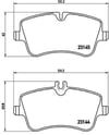 Mercedes W202 W203 C209 R171 Ön Fren Balatası BREMBO