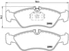 Mercedes Sprinter B901-B904 VW LT 28-35-46 Arka Fren Balatası BREMBO