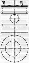 Mercedes OM 309 352 5 Segman Piston Segman Q97.0mm STD YENMAK