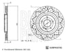 Mercedes W177 V177 C118 H247 Arka Fren Diski 4-matic BLUEPRINT