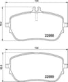 Mercedes W177 V177 W247 C118 X118 H247 Ön Fren Balatası TRW