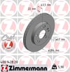 Mercedes W201 W124 S124 C124 A124 R107 Ön Fren Diski ZIMMERMANN