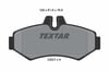 Mercedes W463 B901>B904 VW LT 28-35-46 Arka Fren Balatası TEXTAR