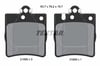 Mercedes W203 CL203 C209 W210 R171 Arka Fren Balatası TEXTAR