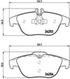 Mercedes W204 X204 C207 Arka Fren Balatası BREMBO