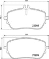 Mercedes W177 V177 W247 C118 X118 H247 Ön Fren Balatası BREMBO