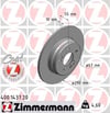 Mercedes W203 CL203 S203 C209 A209 Arka Fren Diski ZIMMERMANN