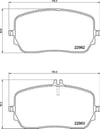 Mercedes GLE-Class V167 Ön Fren Balatası BREMBO