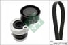 Mercedes W176 W246 W415 C117 Kanallı Kayış Seti INA