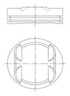 Mercedes M112 E26 Motor Piston Segman 0.50 90.40 mm MAHLE