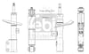Mercedes W176 W246 C117 Ön Sol Gazlı Amortisör FEBI