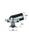 Mercedes W202 S202 C208 W210 S210 Termostat 87C Klimasız MAHLE