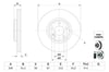 Mercedes W177 V177 W247 C118 X118 H247 X247 Ön Fren Diski BOSCH