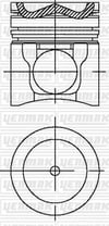 Mercedes Axor 1836LS 1840LS 2640CL 3240C Piston Segman Q128.0MM STD YENMAK